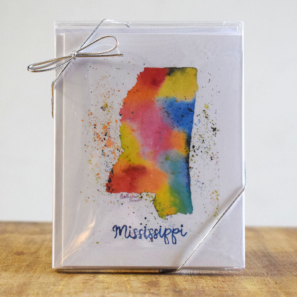 Mississippi Hand Painted Note Cards - TheMississippiGiftCompany.com