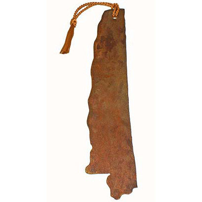 Copper Mississippi Shaped Bookmark - TheMississippiGiftCompany.com