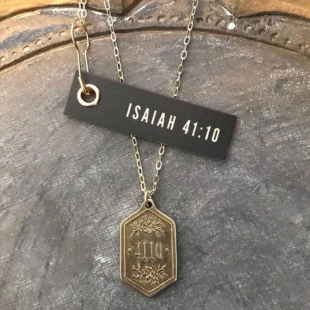 Isaiah 41:10 Pendant Necklace - TheMississippiGiftCompany.com