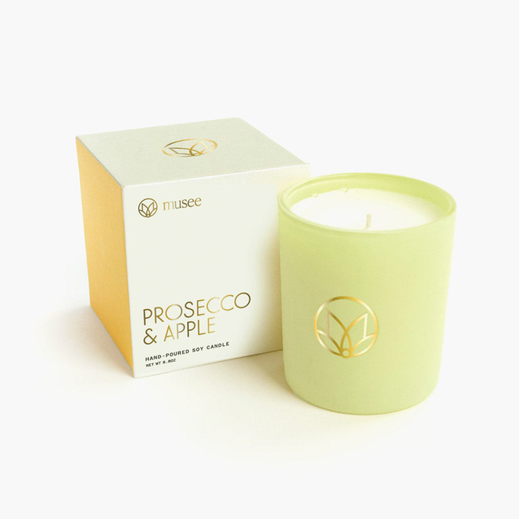 Prosecco and Apple Soy Candle - TheMississippiGiftCompany.com
