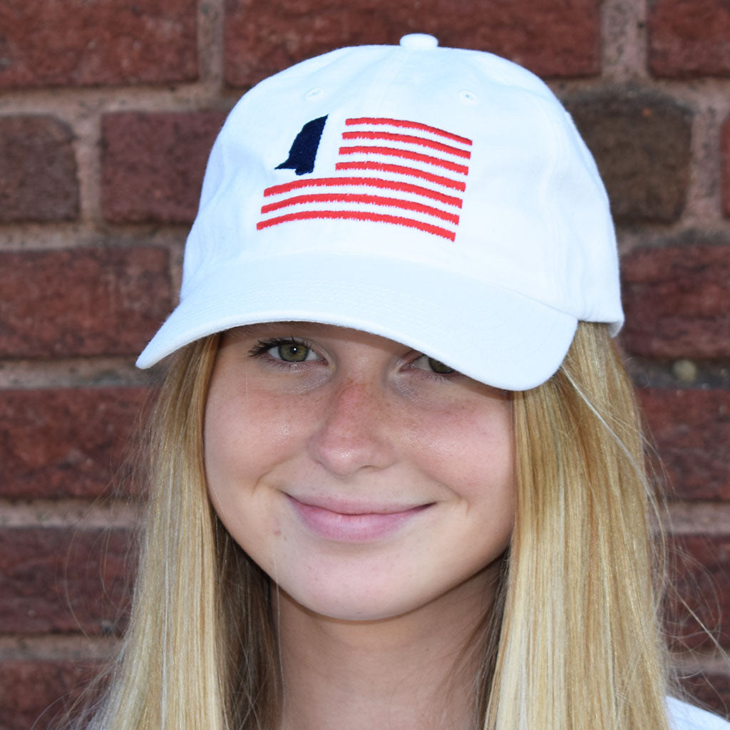 Ole Miss Flag Hat - TheMississippiGiftCompany.com