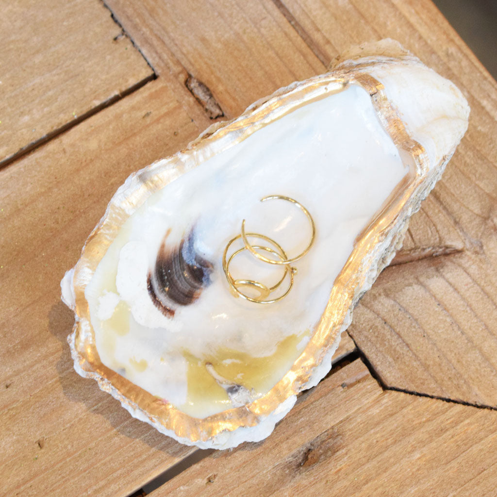 Oyster Single Shell Ring Dish - TheMississippiGiftCompany.com