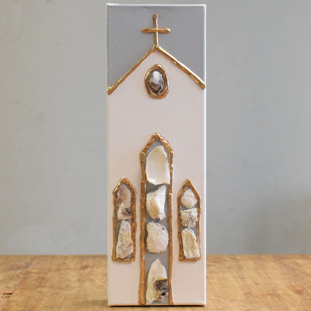 Chapel Oyster Canvas - TheMississippiGiftCompany.com