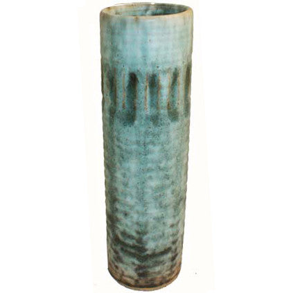 12" Cylinder Vase Jade - TheMississippiGiftCompany.com