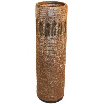 12" Cylinder Vase Nutmeg - TheMississippiGiftCompany.com