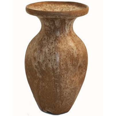 12" Plain Jar Vase Nutmeg - TheMississippiGiftCompany.com