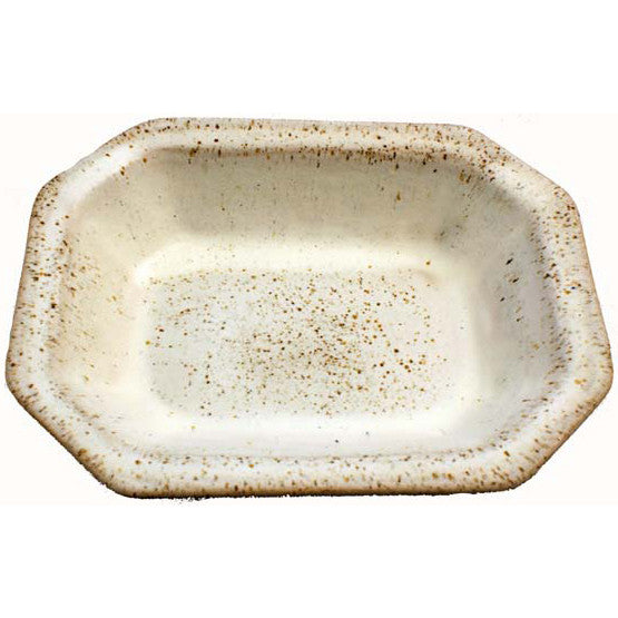 Small Rectangle Bowl White - TheMississippiGiftCompany.com