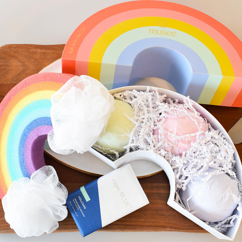 Rainbow Bath Gift Set - TheMississippiGiftCompany.com