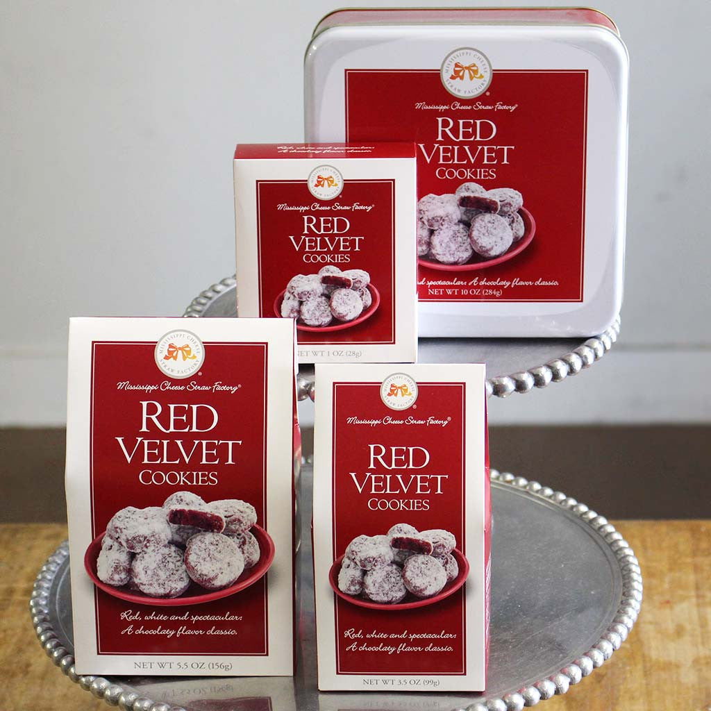 Red Velvet Cookies 5.5 oz - TheMississippiGiftCompany.com
