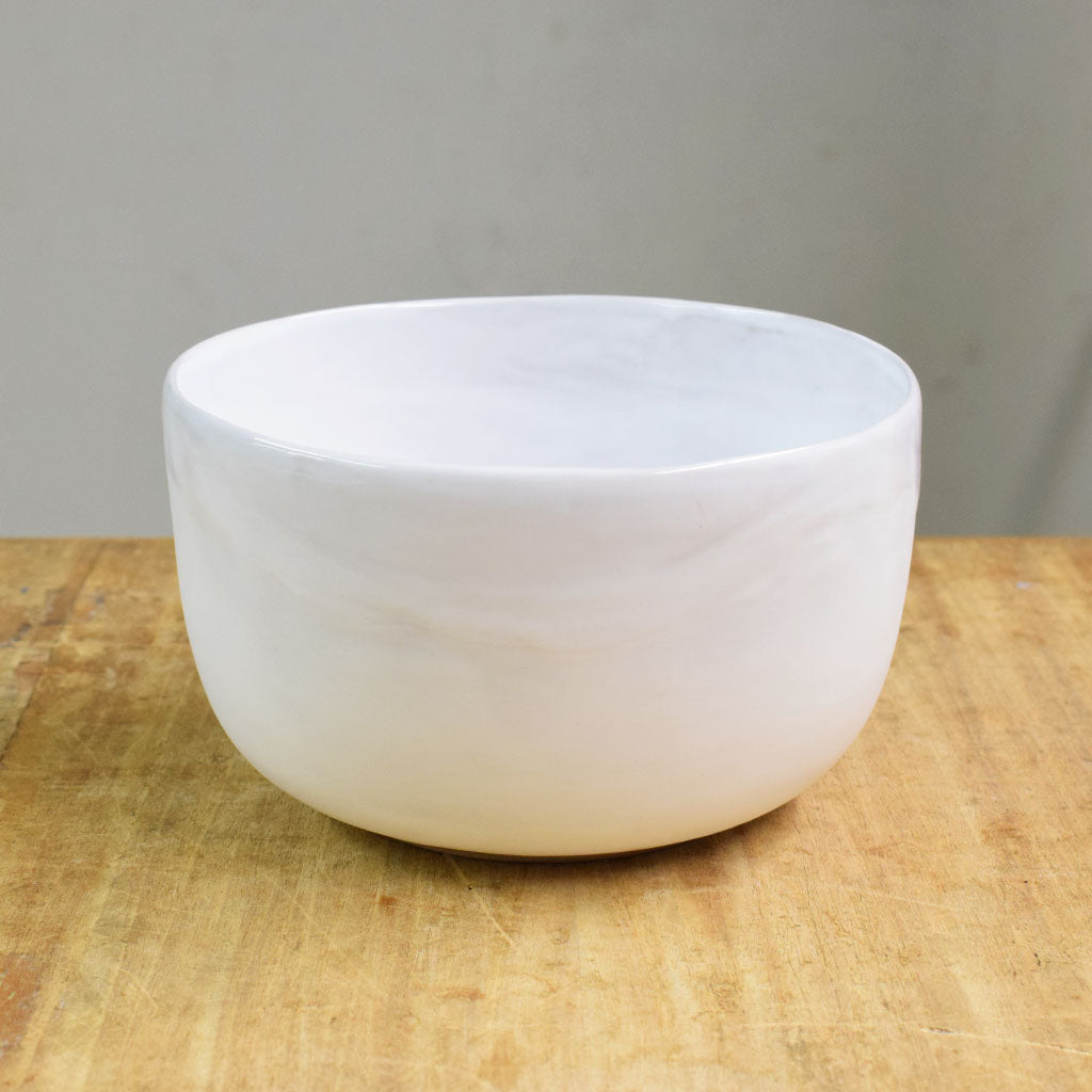 Small Mixing Bowl Simply White - TheMississippiGiftCompany.com