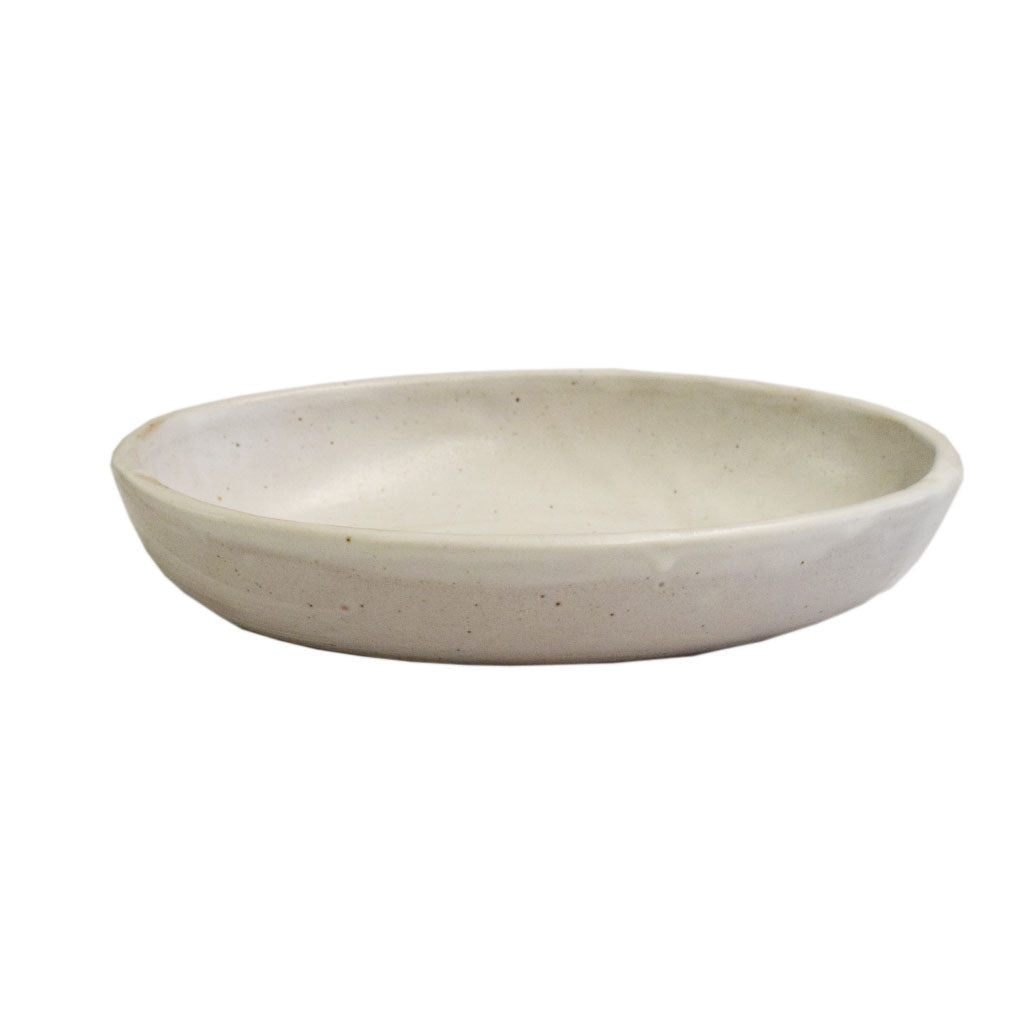 Small Oval Bowl White - TheMississippiGiftCompany.com