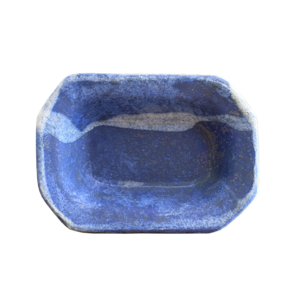 Small Rectangle Bowl Blue - TheMississippiGiftCompany.com