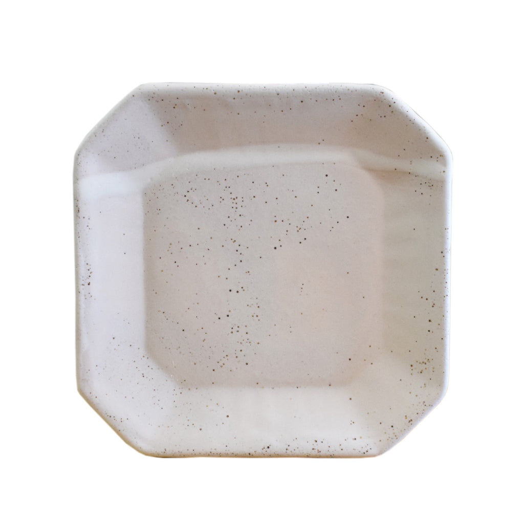 Square Plate White - TheMississippiGiftCompany.com