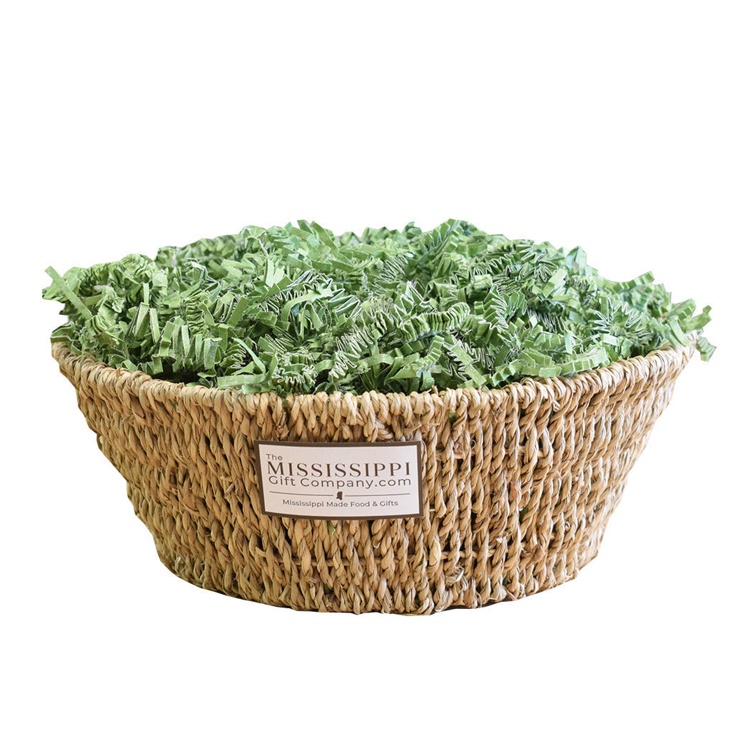 Unfilled Small Round Seagrass Basket - TheMississippiGiftCompany.com