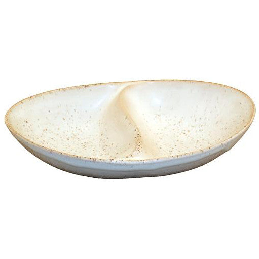 Divided Bowl White - TheMississippiGiftCompany.com