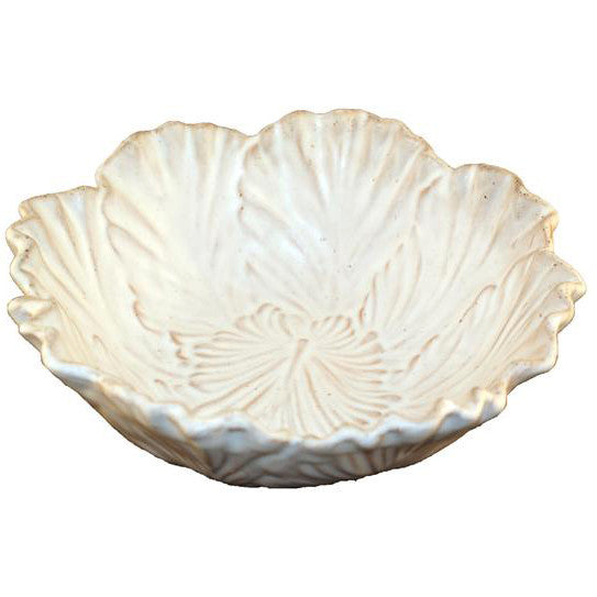 Large Cabbage Bowl White - TheMississippiGiftCompany.com