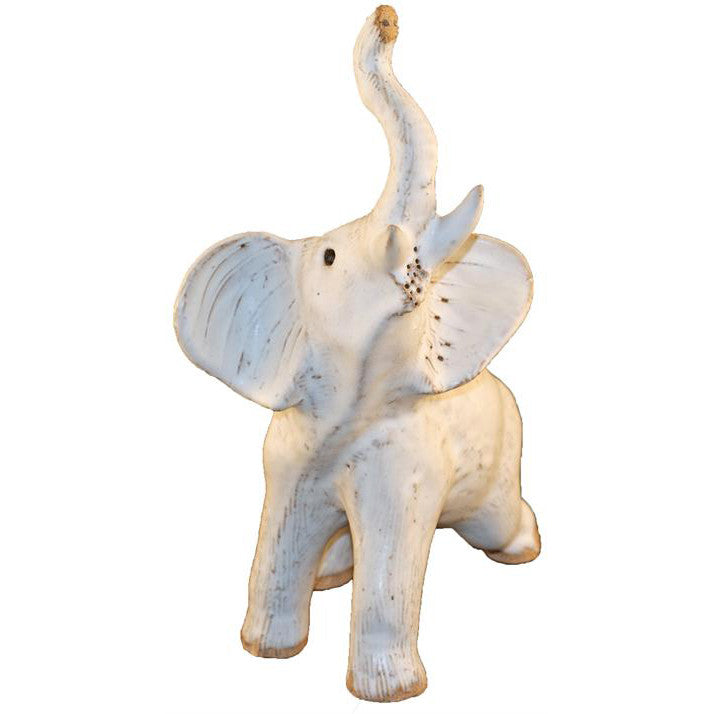 Large Elephant White - TheMississippiGiftCompany.com